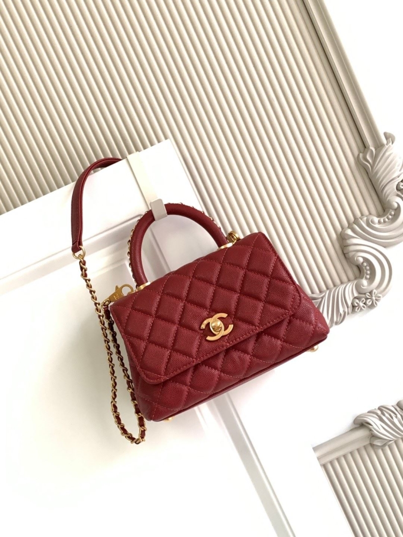 Ch**el top handle bags